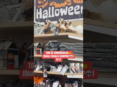 QUALE REGALO COMPRO per Halloween A TOM ED ERMENEGILDA? 🎃😂Ep.2 sbadabem💥 #shorts