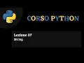 Python Corso ITA - lezione 7