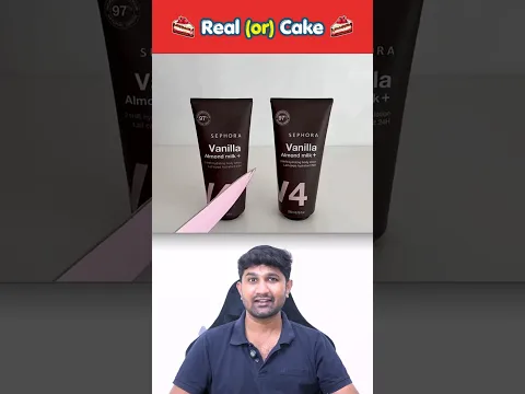 Which One Is REAL? 🤯 Cake or Real Challenge!