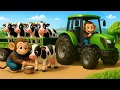 Lagu Monkey Farmer Transports Cows and Milking Process - Farm Work | Cobby Farm