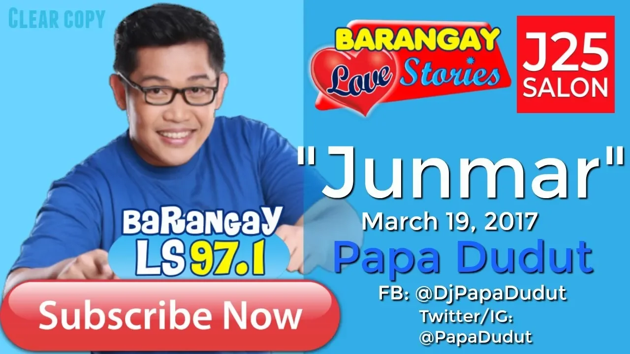 Barangay Love Stories March 19, 2017 Junmar