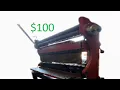 Would you by a harbor freight slip roll shear brake for 100