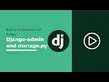 Django admin and manage py