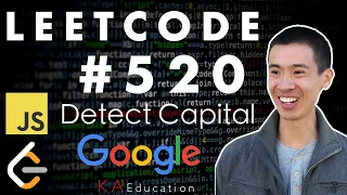 Solving LeetCode 520 in JavaScript Detect Capital