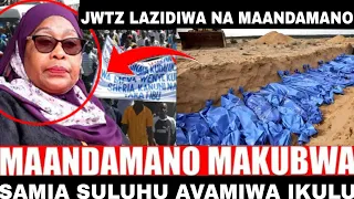 My God NEW PROTESTS ARRIVE IN TANZANIA AFTER MAMA SULUHU BURIES THE BODY OF 3000 YOUTHS TODAY 