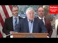 Gov Patrick Morrisey Holds Press Briefing To Announce Development In West Virginia Mobile IDs