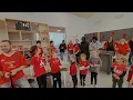 B68 leikarir vitja i fritidarskulanum