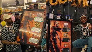 davidos album goes platinum in the usa receives riaa plaque