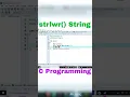 C Language Tutorial - 13 How to use strlwr String in c programming