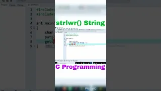 C Language Tutorial - 13 How to use strlwr String in c programming