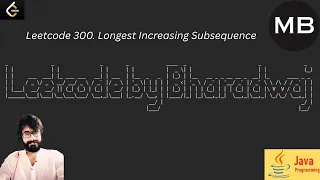 195 Leetcode 300 Longest Increasing Subsequence JAVA