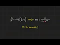 Deriving the Logistic Equation Example