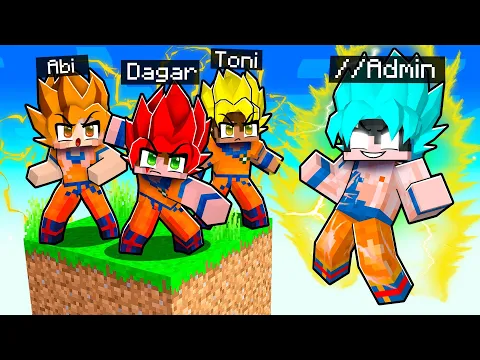 Video Thumbnail: Usé Comandos de ADMIN en Un Bloque de DRAGON BALL en Minecraft!