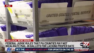 Pennsylvania mail-in ballots don t need accurate envelope dates federal judge rules