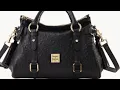 WHAT S IN MY BAG DOONEY AND BOURKE OSTRICH MINI SATCHEL