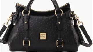 WHAT S IN MY BAG DOONEY AND BOURKE OSTRICH MINI SATCHEL