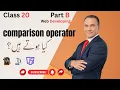 JavaScript Comparison Operators Greater Than Equal To More Explained Urdu Class 20 B