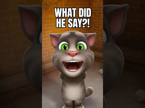 talking tom what are you saying? #talkingtom #funny #shorts