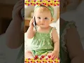 Lagu cute baby talking hello papa, hello mama in phone#cute #baby #cutebaby #talkingtom