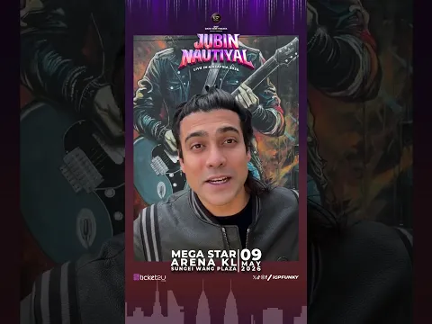 #JubinNautiyal officially welcomes you to a night where every note turns into magic. 🎶✨ #jnlive