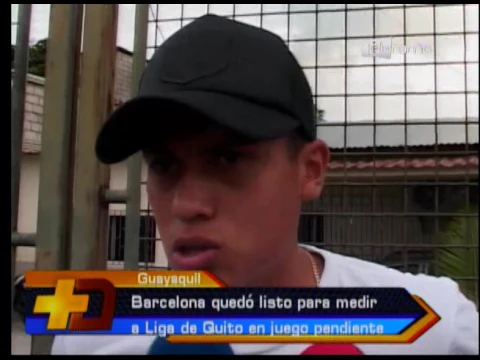 Barcelona quedó listo para medir a Liga de Quito en juego pendiente