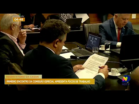 Reservatório da Casan: primeiro encontro da comissão especial apresenta focos de trabalho