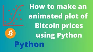 How to create an animated plot of Bitcoin prices using Python