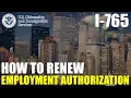 How To Renew Employment Authorization Card EAD Work Legally In The US