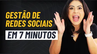 Aprenda Gestão de Redes Sociais em 7 Minutos