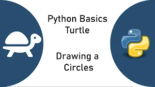 Python Turtle Basics - Drawing Circles loops and circle command
