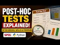 Post-Hoc Tests Explained After Kruskal-Wallis Friedman SPSS Python