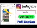 Instagram Chat inquiry key inquire Chat ka matalab chat inquiry on Instagram explained