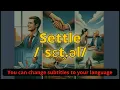 v Settle meaning with 5 examples