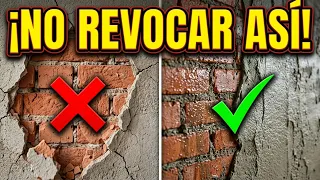 La razón por la que tu revoque se desprende a los 6 meses