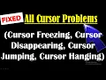 How to Fix Cursor Problem Windows 10 - Cursor Freezes Cursor Hangs Cursor Disappears Cursor Jumps