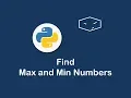 find max and min in python