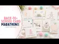 Fun Crafty Marathon Easy Back-to-School Card Ideas