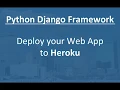 Python Django - Deploy a Web App to Heroku