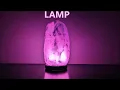 Pink Glowing Salt Lamp Night Light – Relaxing Ambient Glow | No Sound