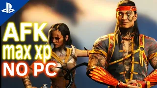 How to AFK Mortal Kombat 1 with no PC Playstation max kameo xp