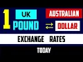 UK Sterling to AUD Pound to Australian Dollar 1 GBP to AUD 18 JULY 2024