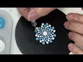 Beginner Tutorial How To Make a Spiral Dot Art Mandala Tool Supply links included below