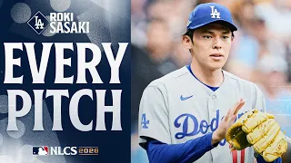 Roki Sasaki pitches a scoreless inning for the Dodgers | NLCS Game 2 MLB Highlights 佐々木朗希ハイライト