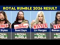 WWE Royal Rumble 2026 FULL Results - Shocking Winners Big Returns