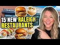 15 HOTTEST NEW Raleigh Restaurants You Need to Try NOW