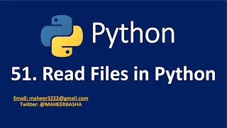 51 Read Files in Python
