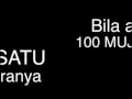 Lagu Bila ada 1000 Mujahid Akulah satu diantaranya