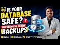 Is Your Database Safe Scheduling SQL Server Backups