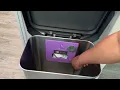 simplehuman Rectangular Hands Free Kitchen Step Trash Can Sleek Simple Human Trash Can