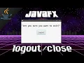 JavaFX button